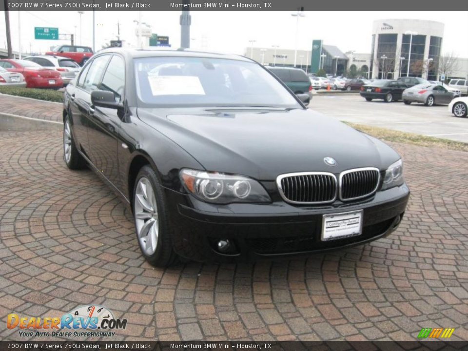 2007 BMW 7 Series 750Li Sedan Jet Black / Black Photo #8