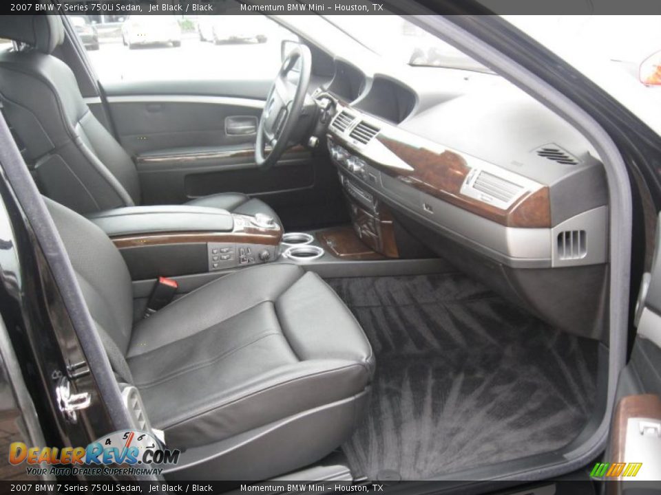 2007 BMW 7 Series 750Li Sedan Jet Black / Black Photo #9