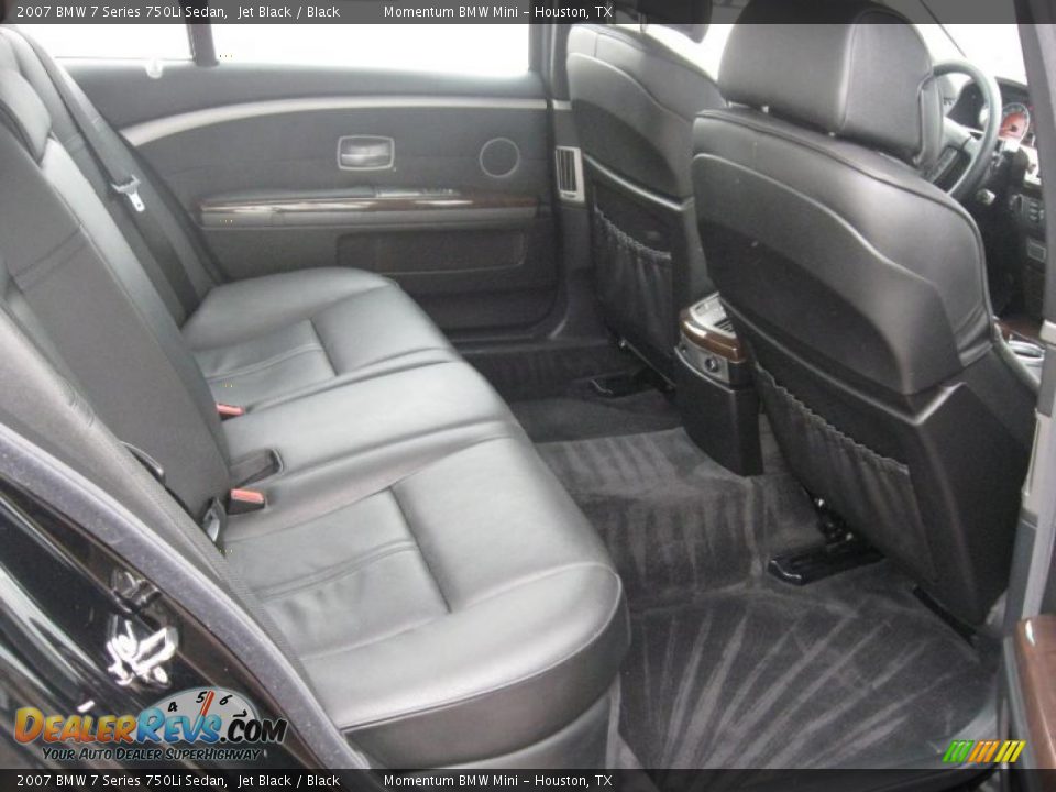 2007 BMW 7 Series 750Li Sedan Jet Black / Black Photo #10