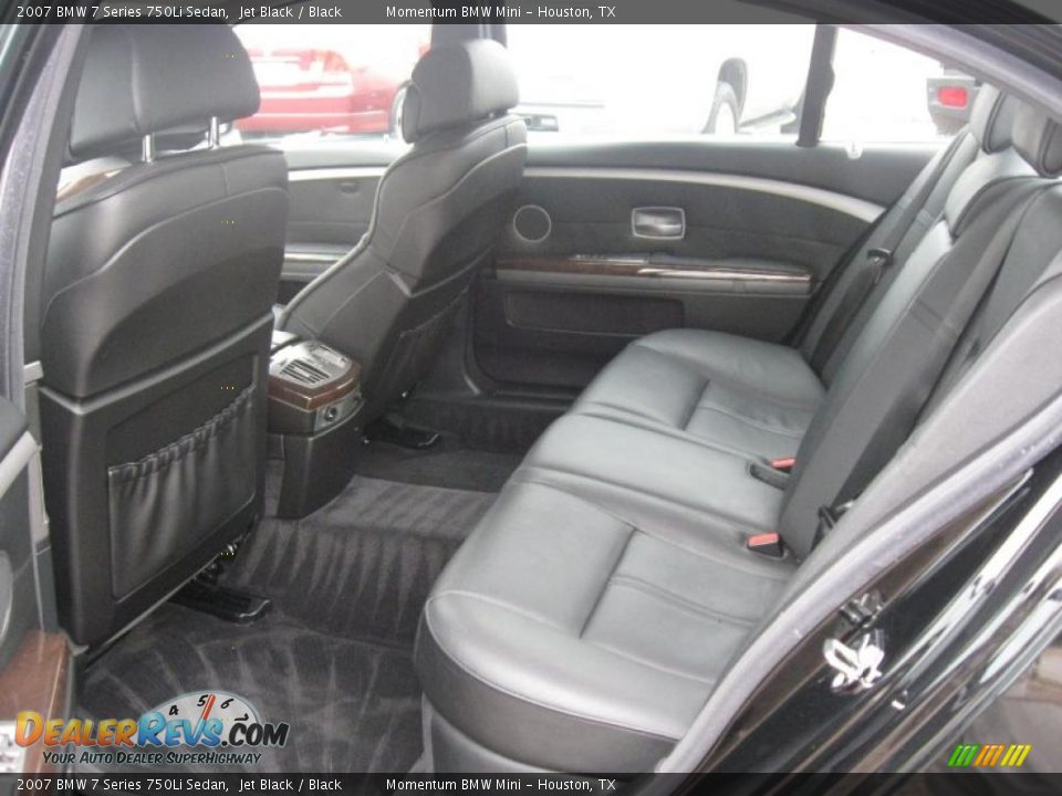 2007 BMW 7 Series 750Li Sedan Jet Black / Black Photo #12