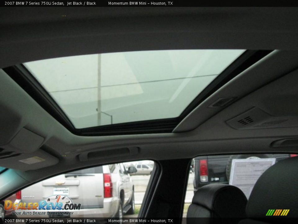 2007 BMW 7 Series 750Li Sedan Jet Black / Black Photo #17