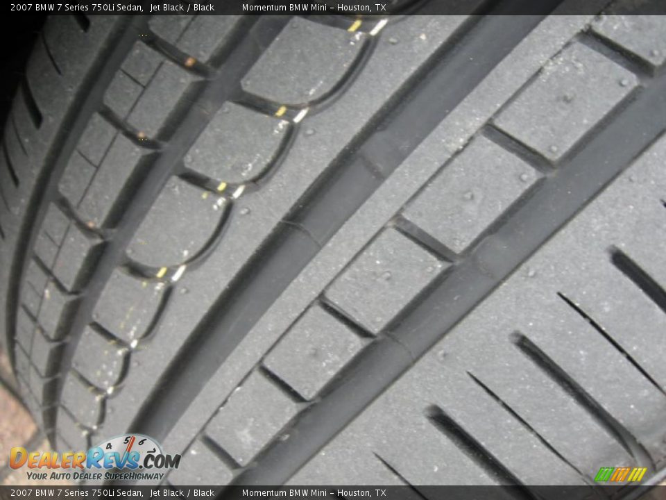 2007 BMW 7 Series 750Li Sedan Jet Black / Black Photo #18