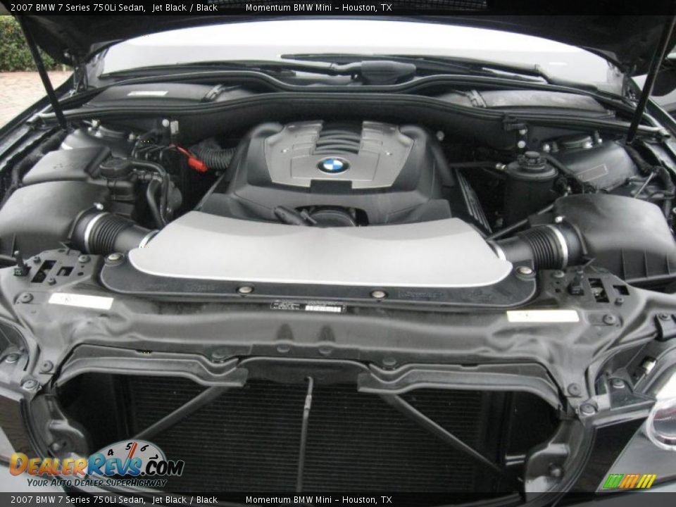 2007 BMW 7 Series 750Li Sedan Jet Black / Black Photo #19