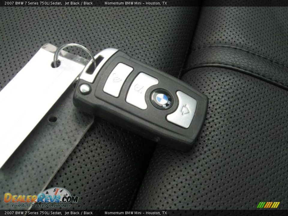 2007 BMW 7 Series 750Li Sedan Jet Black / Black Photo #20