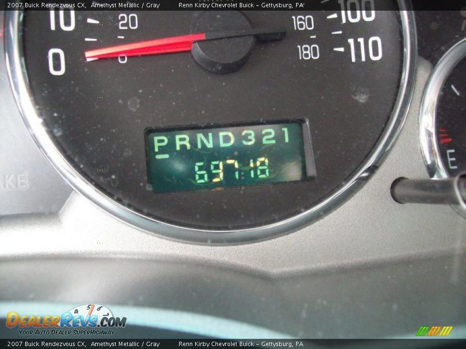 2007 Buick Rendezvous CX Amethyst Metallic / Gray Photo #7