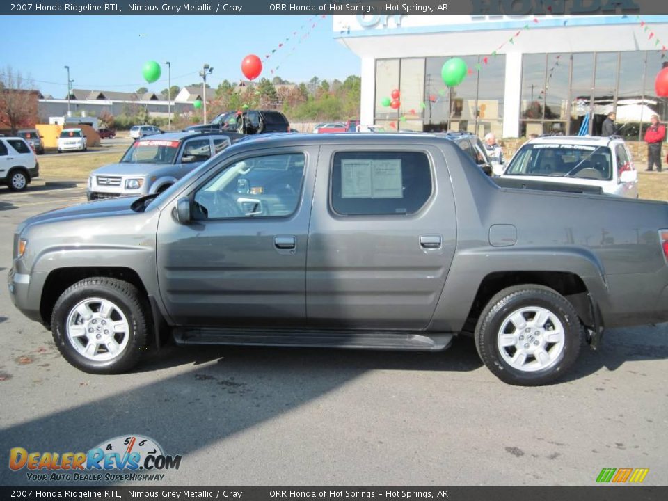 2007 Honda Ridgeline RTL Nimbus Grey Metallic / Gray Photo #2