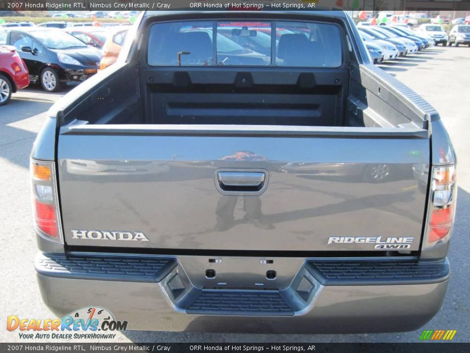 2007 Honda Ridgeline RTL Nimbus Grey Metallic / Gray Photo #4