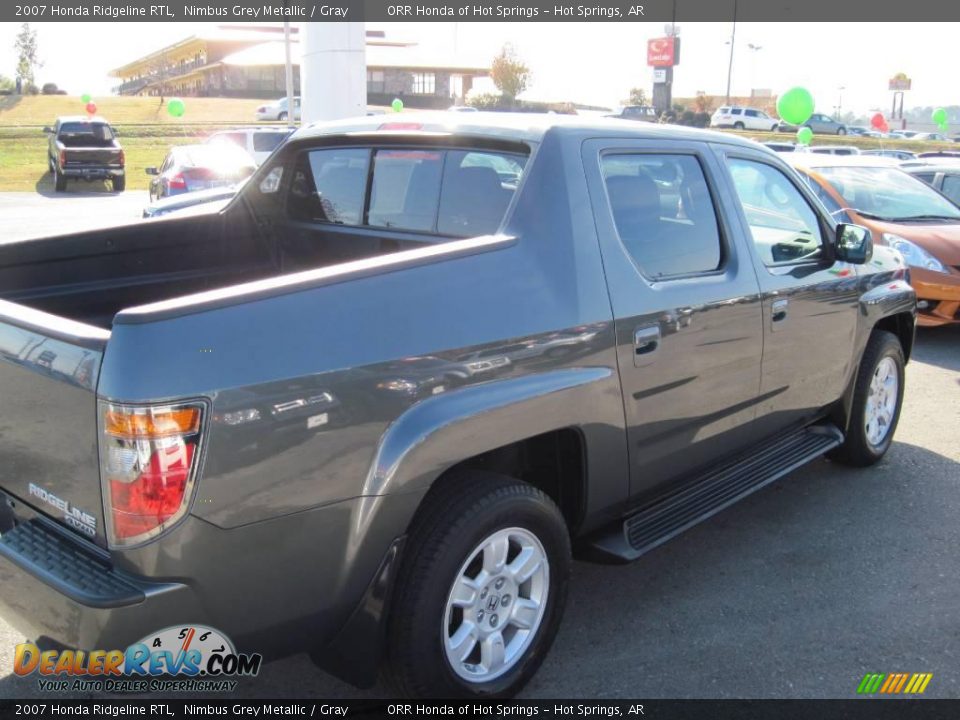 2007 Honda Ridgeline RTL Nimbus Grey Metallic / Gray Photo #5