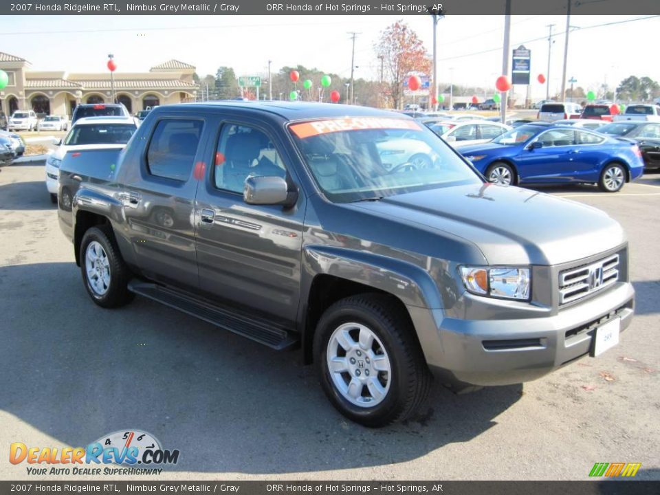 2007 Honda Ridgeline RTL Nimbus Grey Metallic / Gray Photo #7