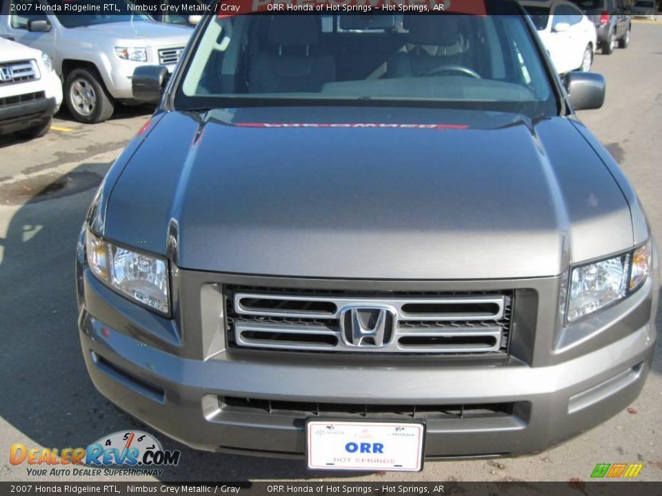2007 Honda Ridgeline RTL Nimbus Grey Metallic / Gray Photo #8