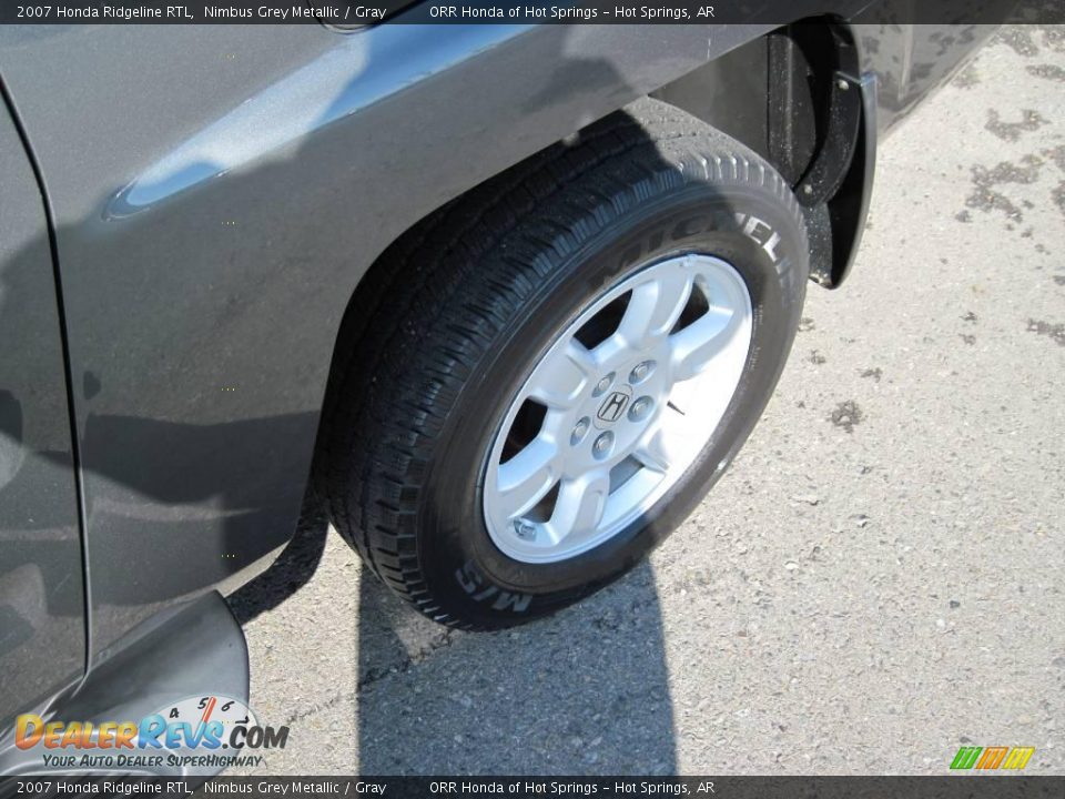 2007 Honda Ridgeline RTL Nimbus Grey Metallic / Gray Photo #10