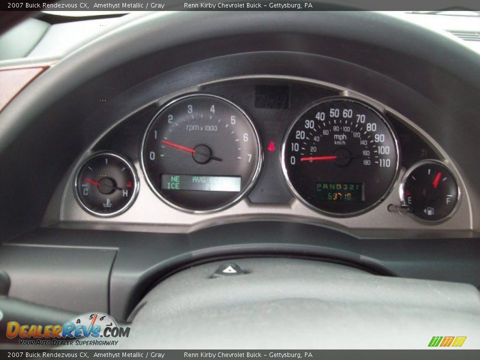 2007 Buick Rendezvous CX Amethyst Metallic / Gray Photo #22