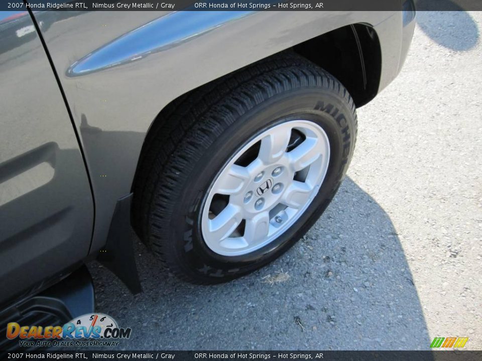 2007 Honda Ridgeline RTL Nimbus Grey Metallic / Gray Photo #12