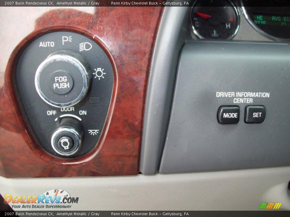 2007 Buick Rendezvous CX Amethyst Metallic / Gray Photo #25