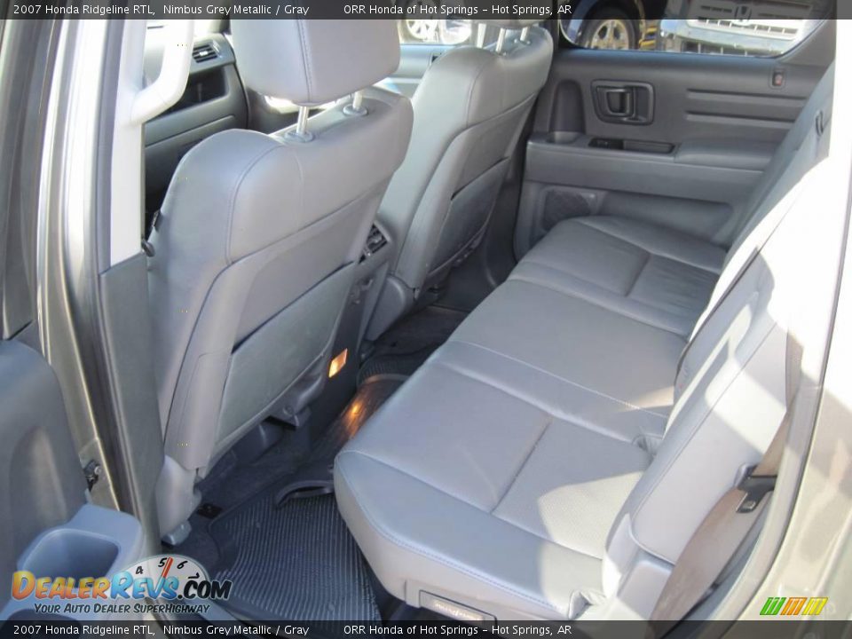 2007 Honda Ridgeline RTL Nimbus Grey Metallic / Gray Photo #14