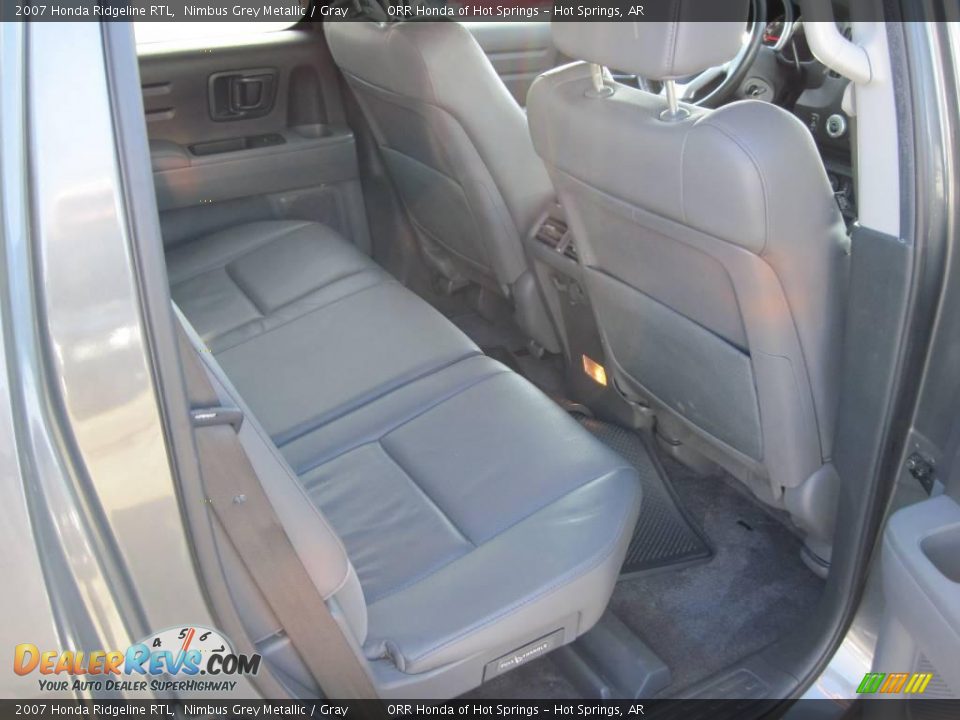 2007 Honda Ridgeline RTL Nimbus Grey Metallic / Gray Photo #17