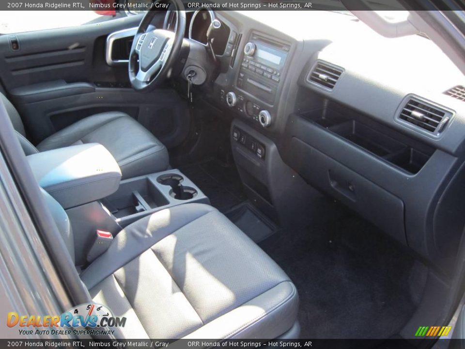 2007 Honda Ridgeline RTL Nimbus Grey Metallic / Gray Photo #18