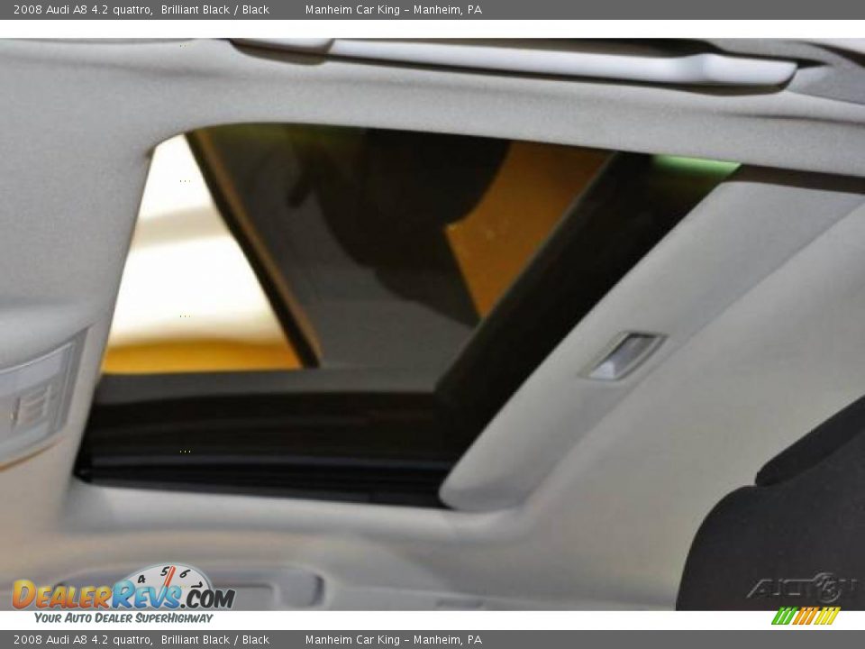 2008 Audi A8 4.2 quattro Brilliant Black / Black Photo #12