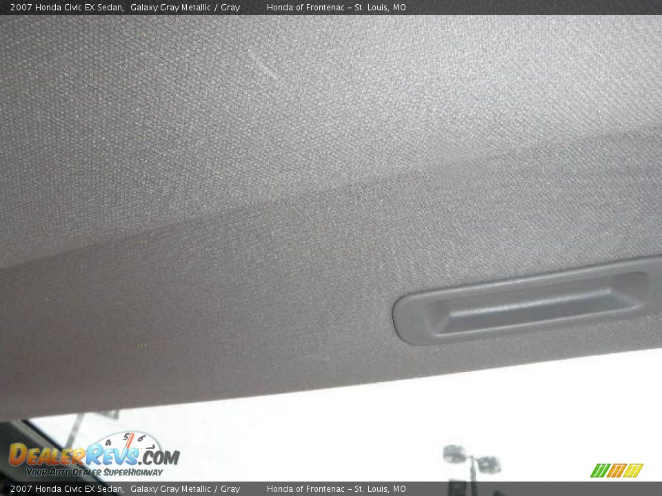 2007 Honda Civic EX Sedan Galaxy Gray Metallic / Gray Photo #15
