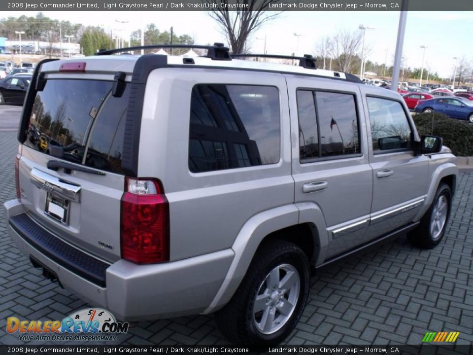 2008 Jeep Commander Limited Light Graystone Pearl / Dark Khaki/Light Graystone Photo #5