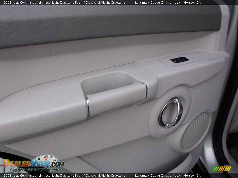 2008 Jeep Commander Limited Light Graystone Pearl / Dark Khaki/Light Graystone Photo #15