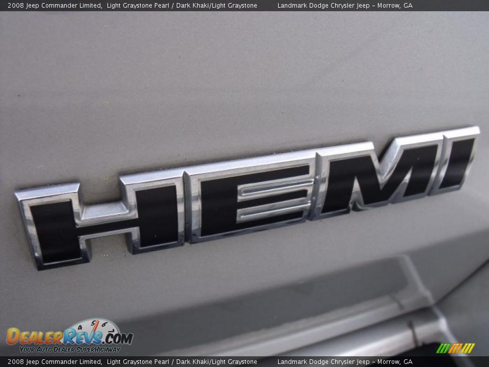 2008 Jeep Commander Limited Light Graystone Pearl / Dark Khaki/Light Graystone Photo #18