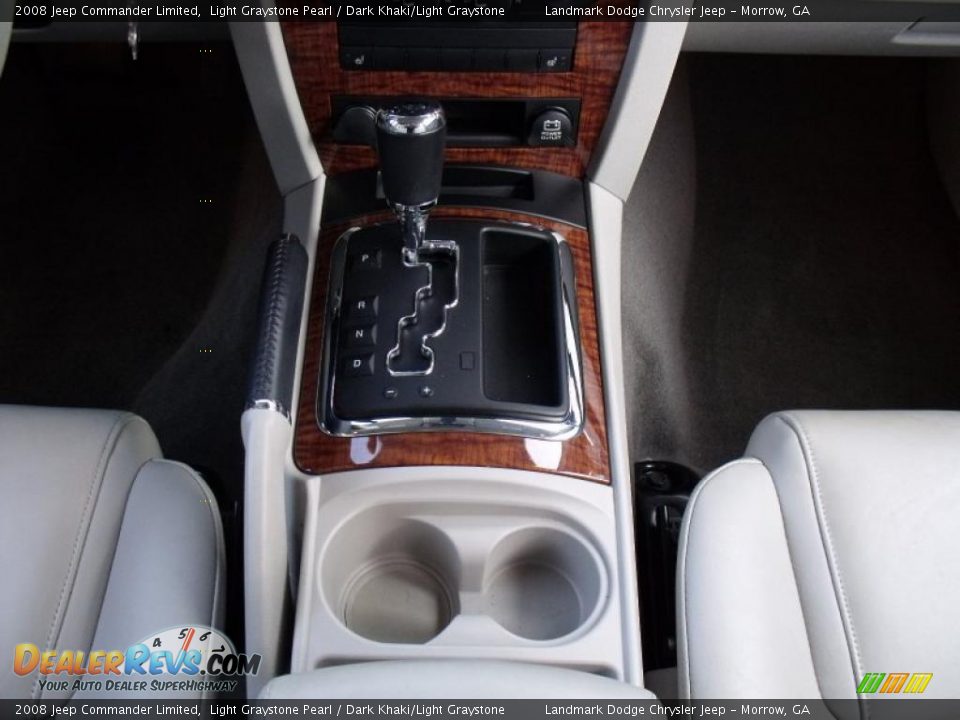2008 Jeep Commander Limited Light Graystone Pearl / Dark Khaki/Light Graystone Photo #26