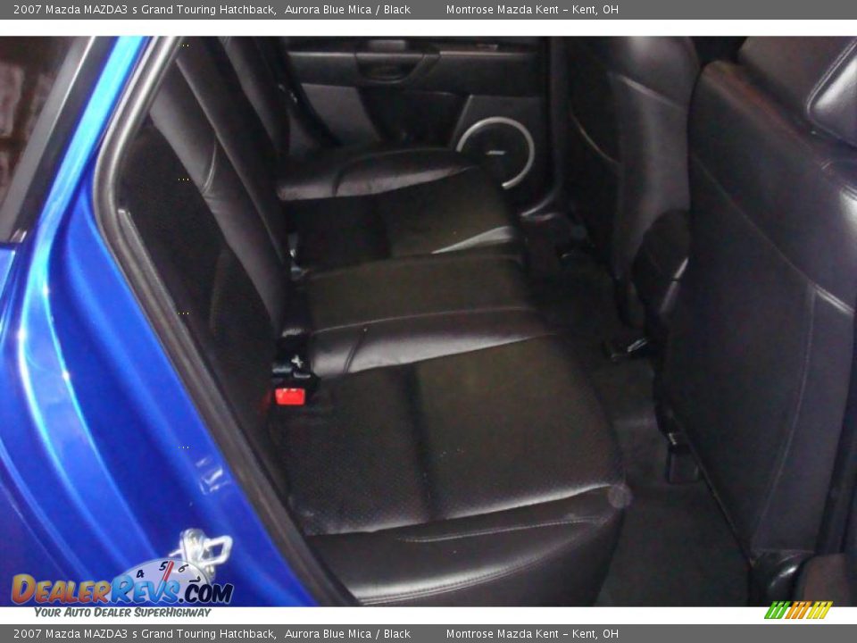 2007 Mazda MAZDA3 s Grand Touring Hatchback Aurora Blue Mica / Black Photo #12