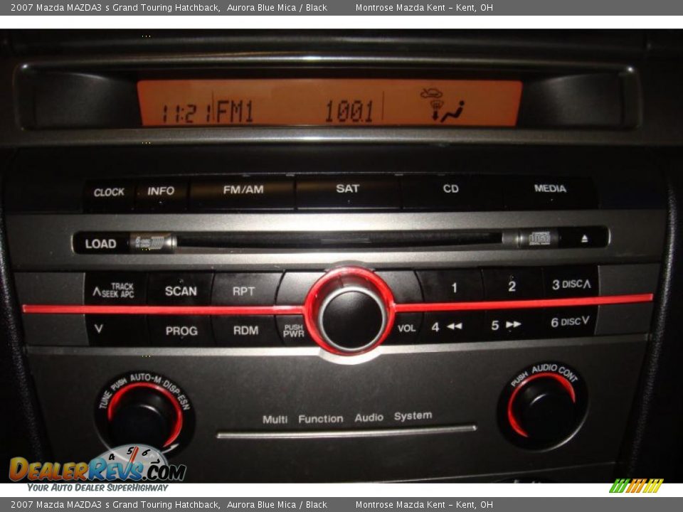 2007 Mazda MAZDA3 s Grand Touring Hatchback Aurora Blue Mica / Black Photo #13