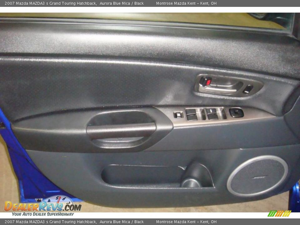 2007 Mazda MAZDA3 s Grand Touring Hatchback Aurora Blue Mica / Black Photo #15