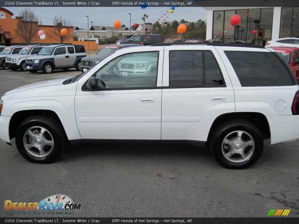 2009 Chevrolet TrailBlazer LT Summit White / Gray Photo #2