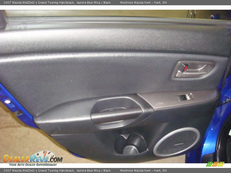 2007 Mazda MAZDA3 s Grand Touring Hatchback Aurora Blue Mica / Black Photo #16