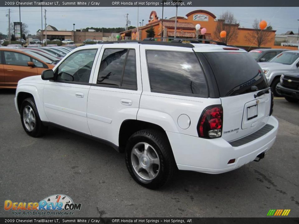 2009 Chevrolet TrailBlazer LT Summit White / Gray Photo #3