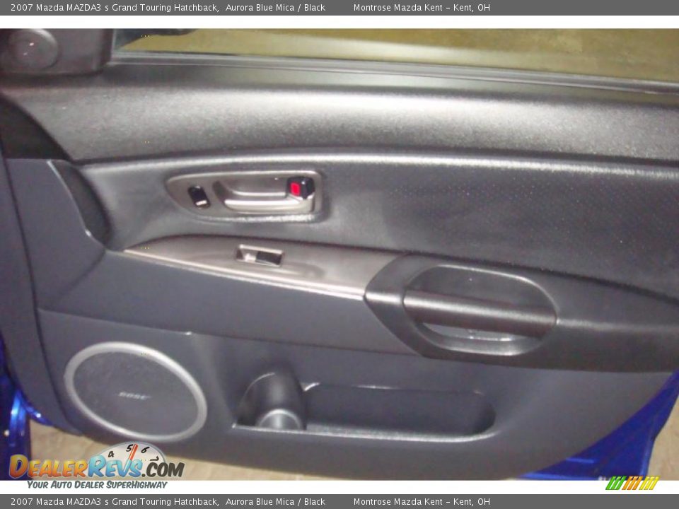 2007 Mazda MAZDA3 s Grand Touring Hatchback Aurora Blue Mica / Black Photo #18