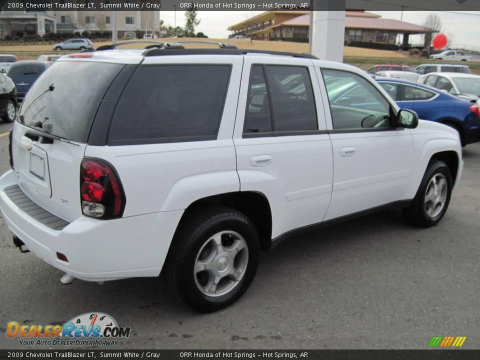 2009 Chevrolet TrailBlazer LT Summit White / Gray Photo #5