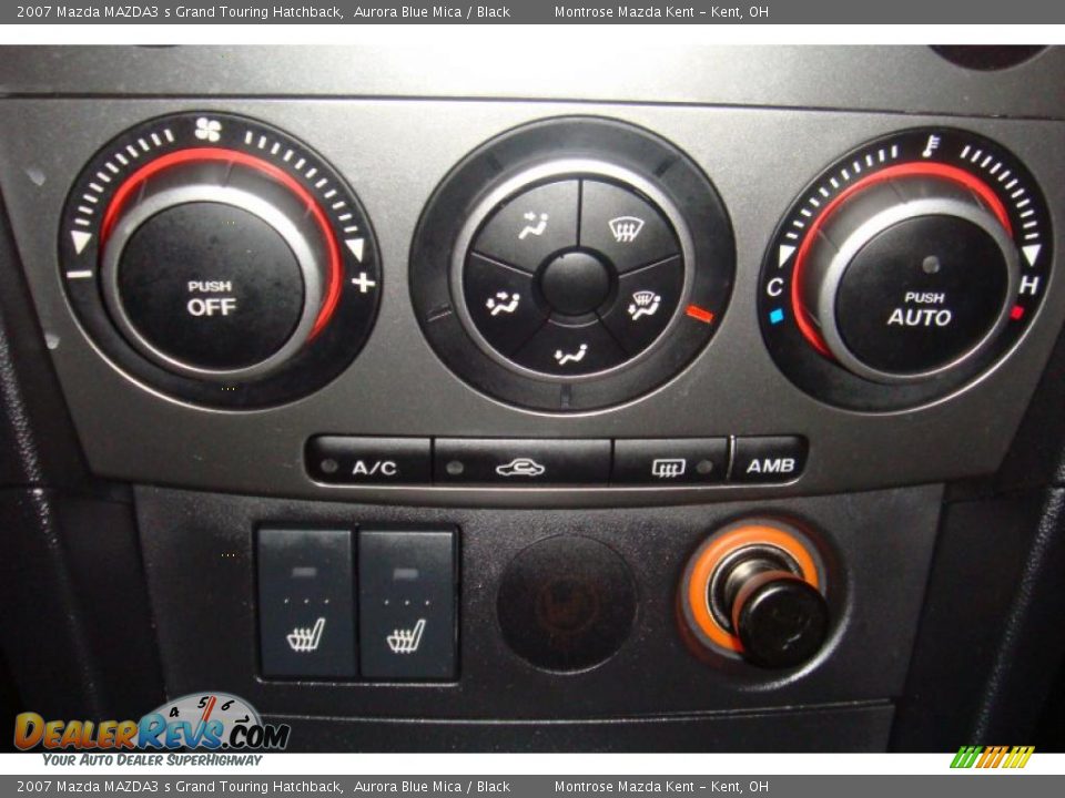 2007 Mazda MAZDA3 s Grand Touring Hatchback Aurora Blue Mica / Black Photo #19