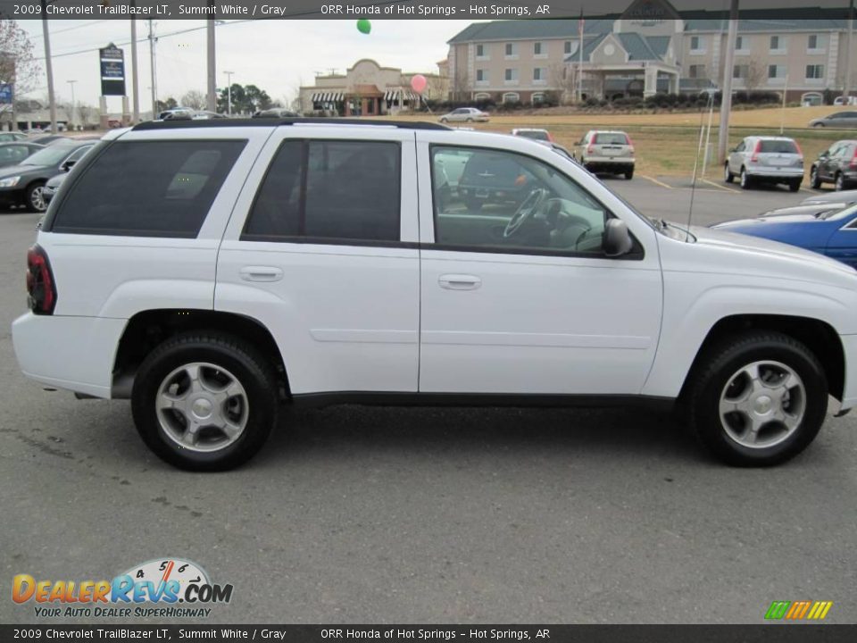 2009 Chevrolet TrailBlazer LT Summit White / Gray Photo #6