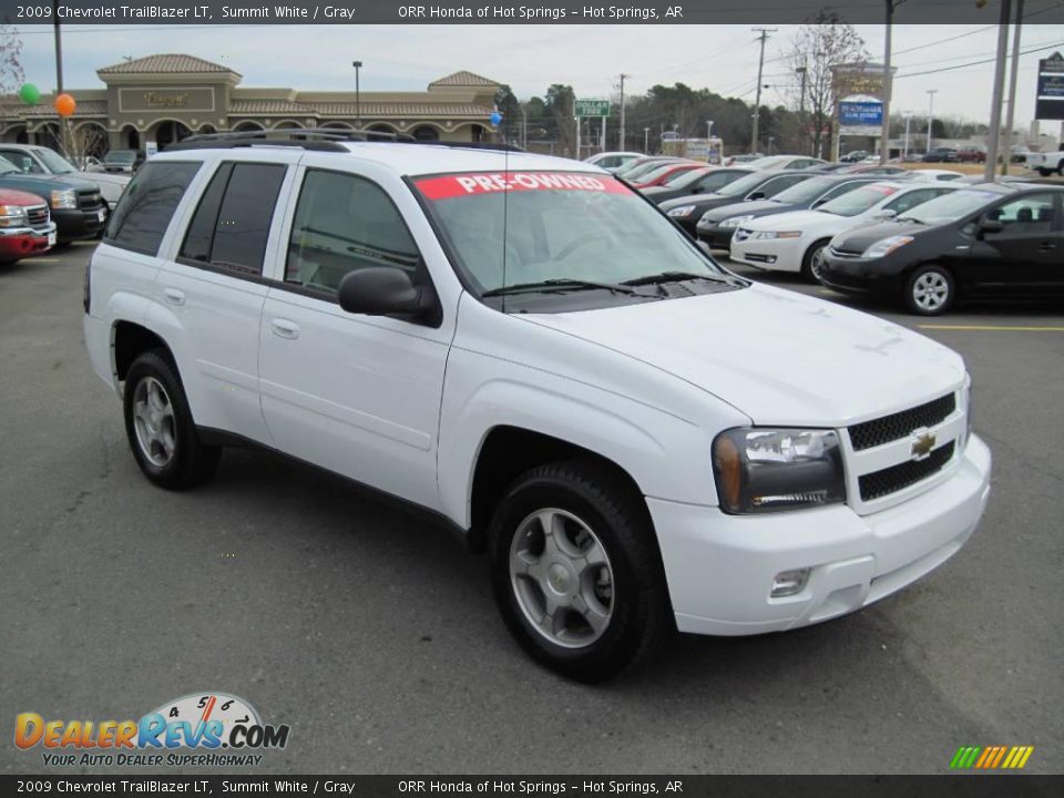 2009 Chevrolet TrailBlazer LT Summit White / Gray Photo #7
