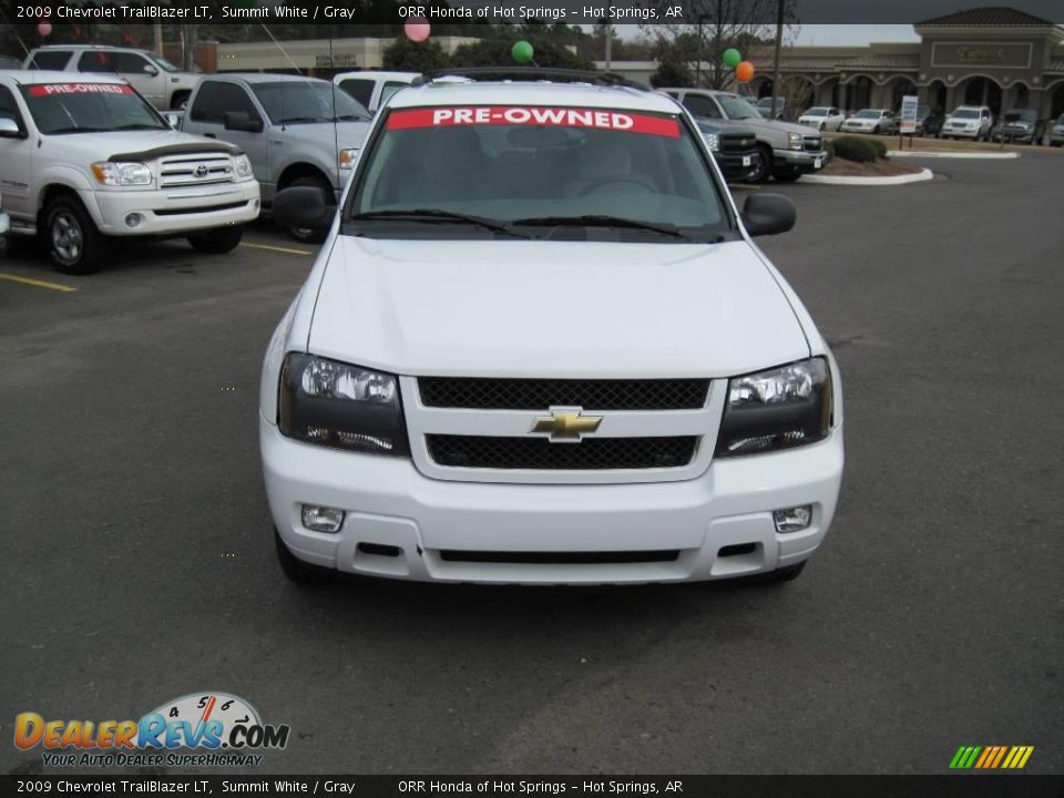2009 Chevrolet TrailBlazer LT Summit White / Gray Photo #8