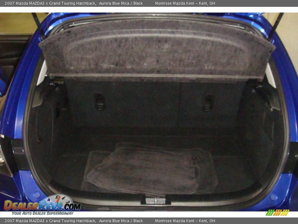 2007 Mazda MAZDA3 s Grand Touring Hatchback Aurora Blue Mica / Black Photo #23