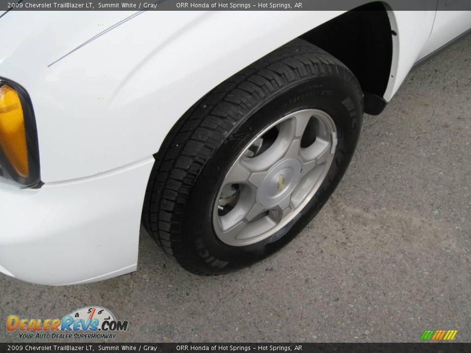 2009 Chevrolet TrailBlazer LT Summit White / Gray Photo #9