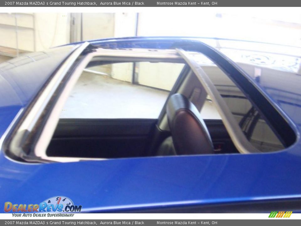 2007 Mazda MAZDA3 s Grand Touring Hatchback Aurora Blue Mica / Black Photo #27