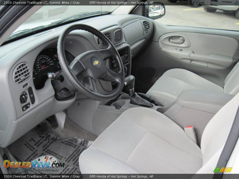 2009 Chevrolet TrailBlazer LT Summit White / Gray Photo #13