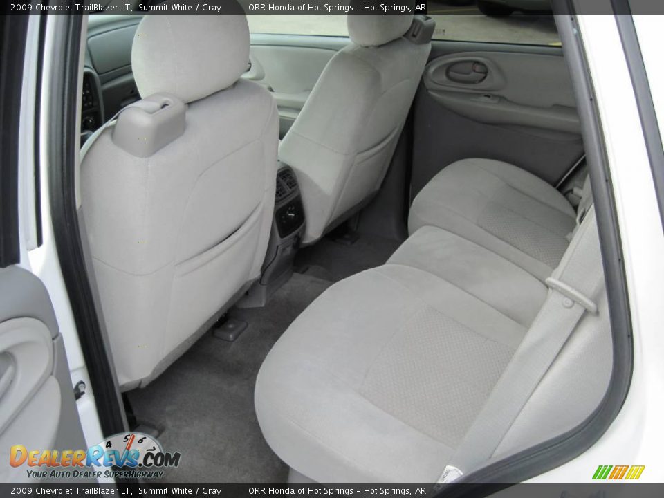 2009 Chevrolet TrailBlazer LT Summit White / Gray Photo #14