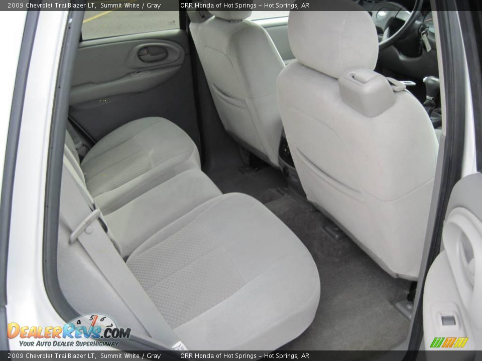 2009 Chevrolet TrailBlazer LT Summit White / Gray Photo #16