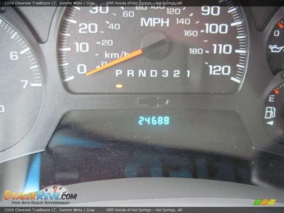 2009 Chevrolet TrailBlazer LT Summit White / Gray Photo #18
