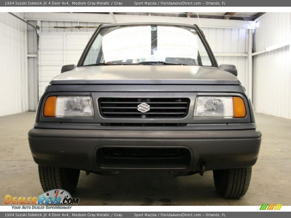 1994 Suzuki Sidekick JX 4 Door 4x4 Medium Gray Metallic / Gray Photo #3