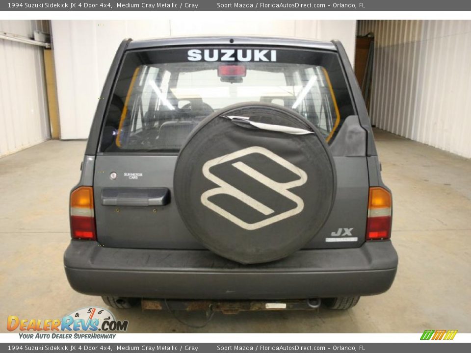 1994 Suzuki Sidekick JX 4 Door 4x4 Medium Gray Metallic / Gray Photo #6