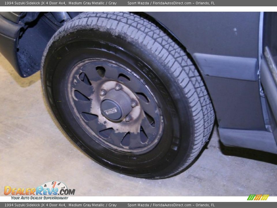 1994 Suzuki Sidekick JX 4 Door 4x4 Medium Gray Metallic / Gray Photo #28