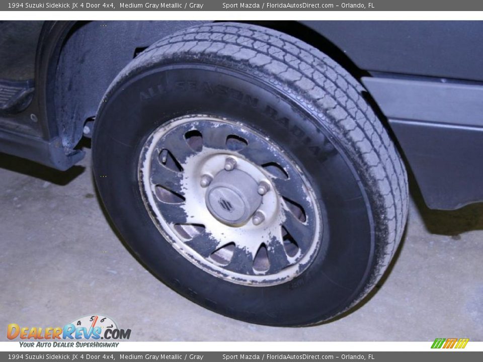 1994 Suzuki Sidekick JX 4 Door 4x4 Medium Gray Metallic / Gray Photo #29
